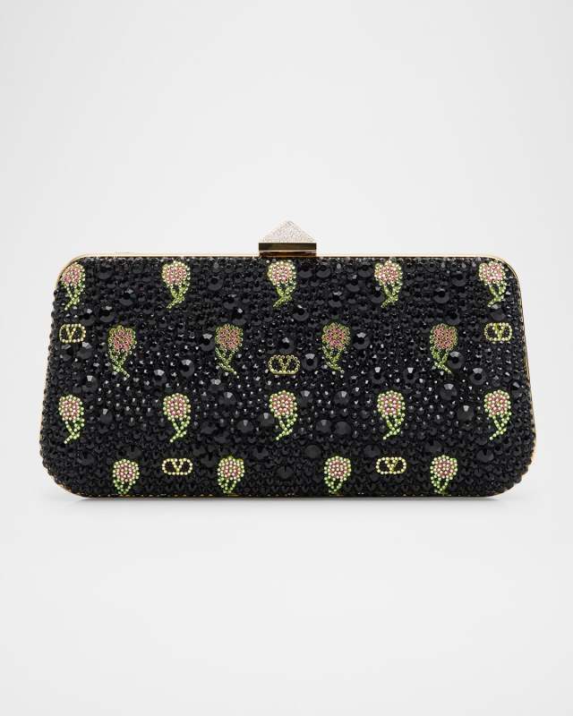 Carry Secrets VLOGO Flower Crystals Minaudiere